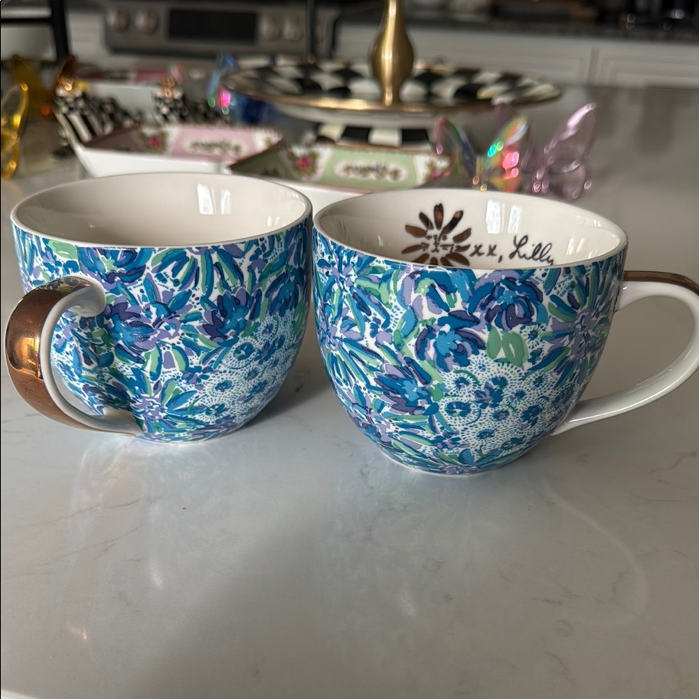 Lilly Pulitzer mugs NWOT